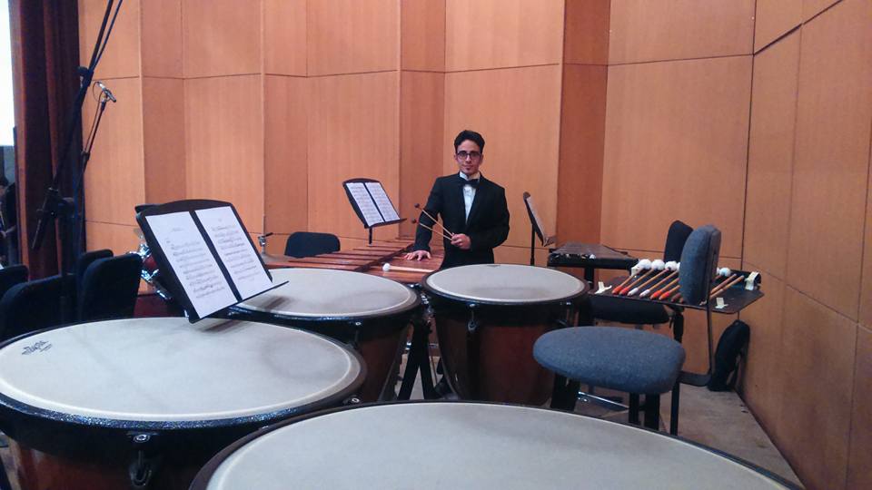 Carmelo Russotto, percussionista.