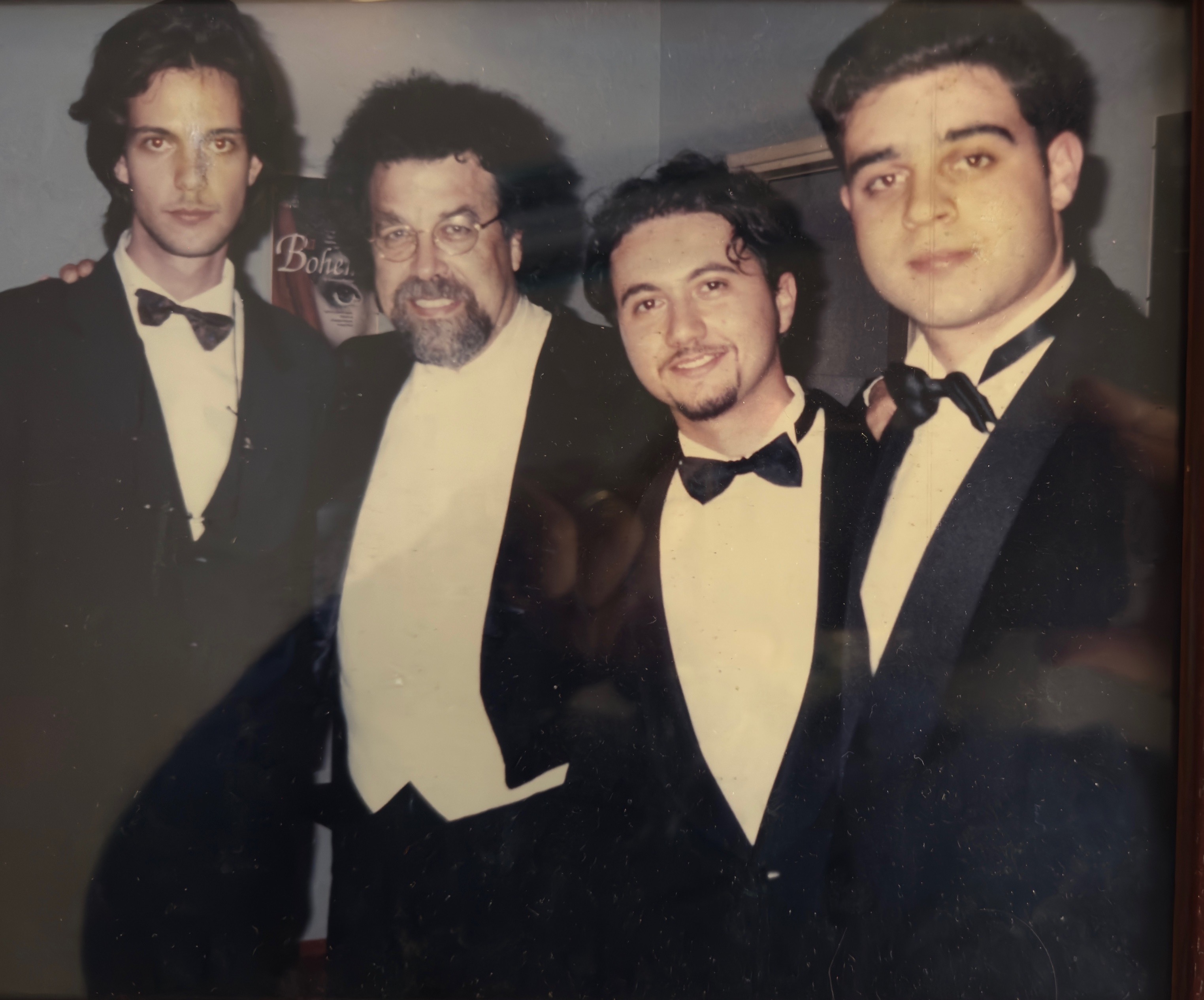I miei allievi alla Scuola di Musica di Fiesole durante un concerto con il M° Giuseppe Sinopoli.