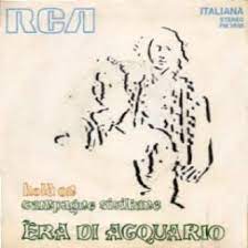 Foto copertina del 45 giri "Campagne siciliane" per la RCA.